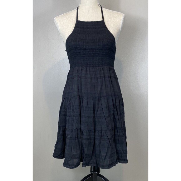 NWT American Eagle Black Halter Dress Women's Size XS - Picture 1 of 9